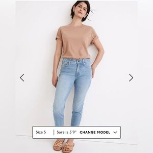 Madewell mid-rise perfect vintage Jean in Alderton wash